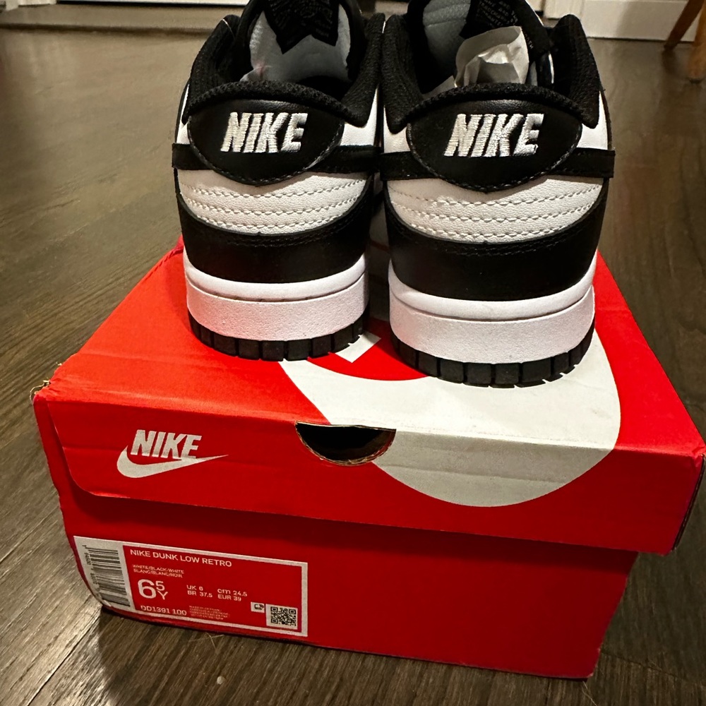 Nike Dunk Low Retro Pandas Size 6.5 - image 3